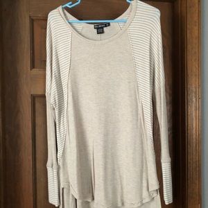 cream striped sweater